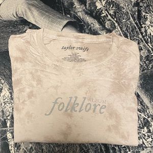 Taylor Swift Folklore T shirt (size L)